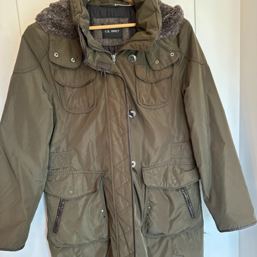 Gilbret size L green winter jacket